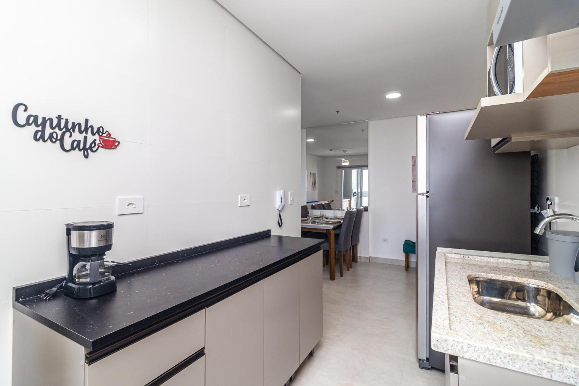 Apto Otima Localizacao A 100M Da Praia, Piscina, Ar Condicionado, Garagem E Portaria 24H Πράια Γκράντε Εξωτερικό φωτογραφία